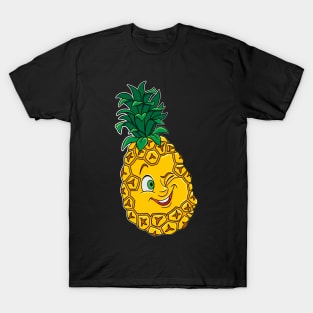 anatomy of a pineapple - winky wink T-Shirt